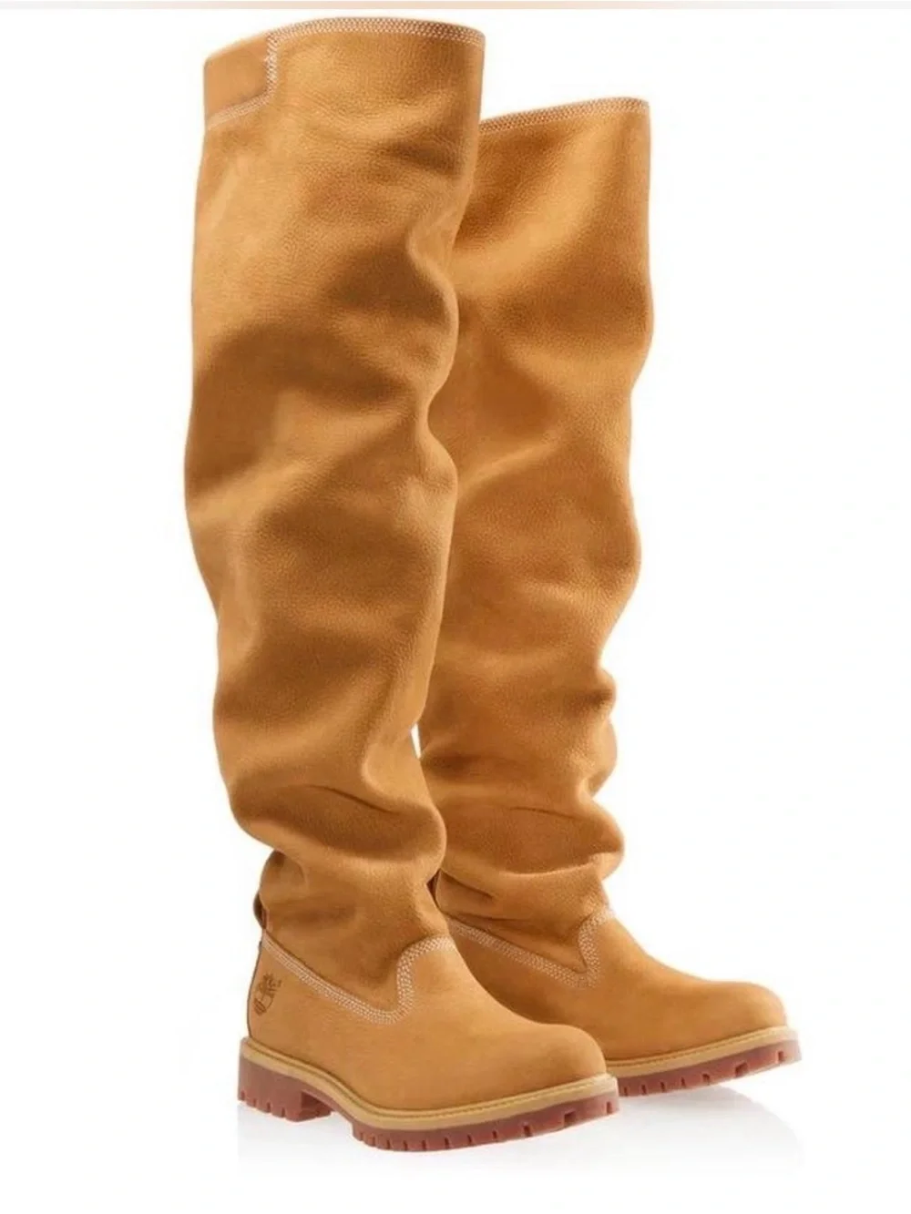 Telfar x Timberland Tall Pull On Boot Wheat